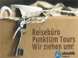 Das Reisebüro Punktumtours zieht um