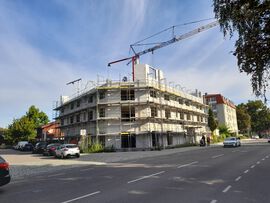 28. September 2021 - Der Bau verläuft planmäßig