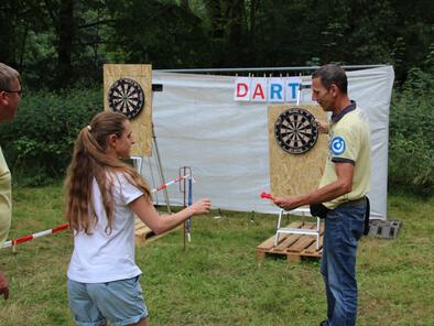 Es gab Spiele, ... nicht nur für die Jüngsten.