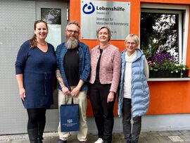 Lettische Botschafterin besucht unsere Angebote