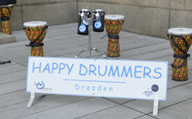 die trommeln der Happy Drummers