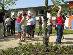 eröffnungsfeier wohnheim forsythienstr