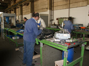 demontage von Fernsehern